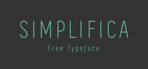 SIMPLIFICA-free-font