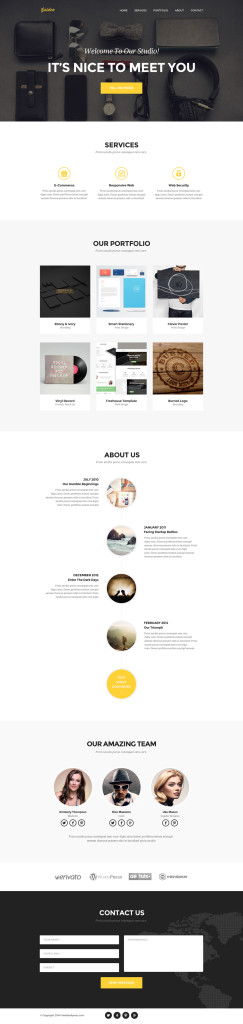 golden-one-page-web-template-complete