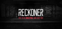 Reckoner-free-typeface