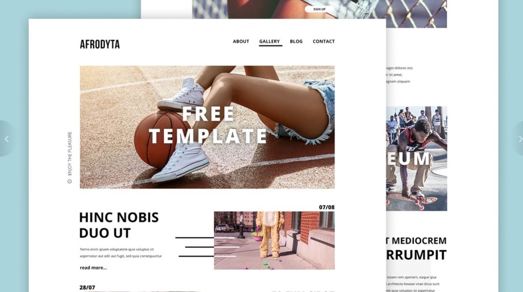 Afrodyta-free-PSD-web-template