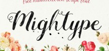 Mightype-free-font